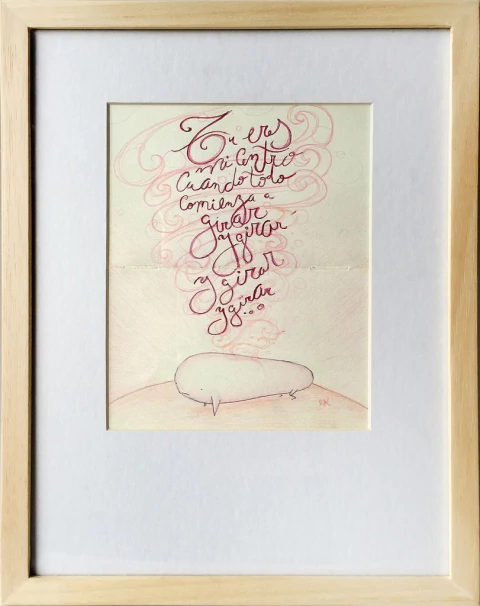 Ezequiel Albanell. Tu eres mi centro, 32 x 24 cm.