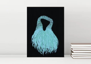 Ezequiel Albanell. Macaco III, 40 x 30 cm