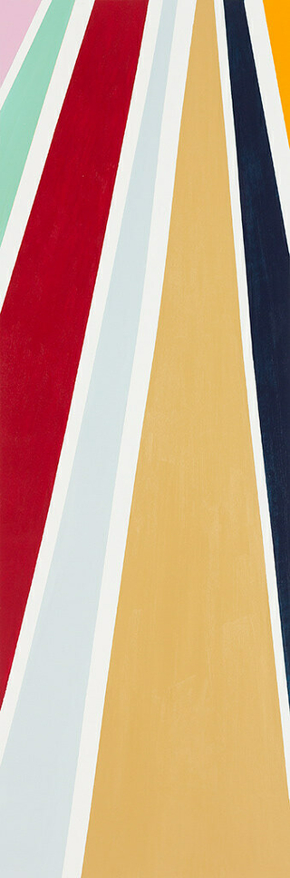 Andrea Fried. Serie Húsares 15, 120 x 40cm. - comprar online