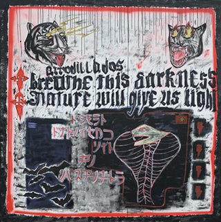 Amador Rojas. Arrodillados, 200 x 200 cm