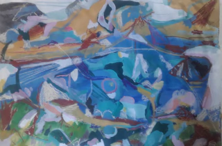 Mariela Antonini. Bosque de mar, 70 x 100 cm