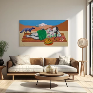 Nicolás Picatto. Chola dormida, 80x150 cm - comprar online