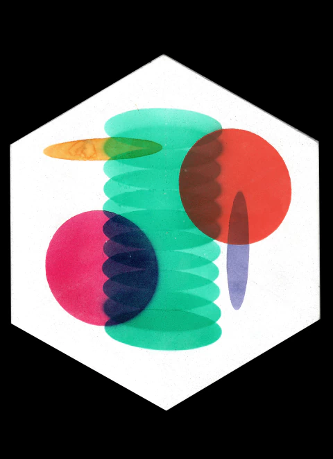 ALEJANDRO MEJÍA ANDRADE. CHROMA A. DE LA SERIE CHROMODYNAMICS. 23 X 20 CM