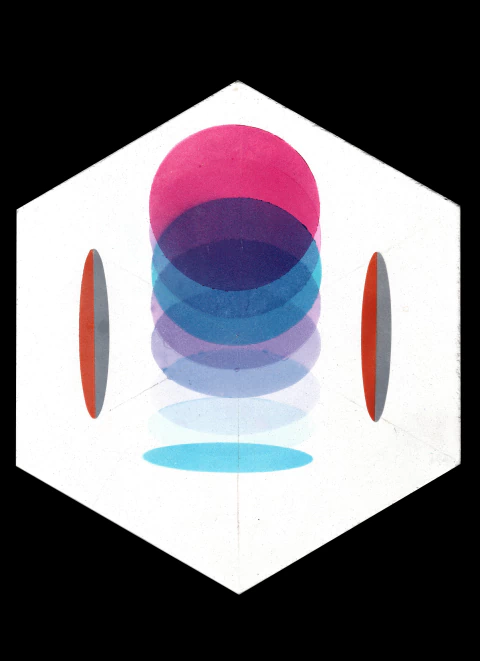 ALEJANDRO MEJÍA ANDRADE. CHROMA B. DE LA SERIE CHROMODYNAMICS. 23 X 20 CM - comprar online