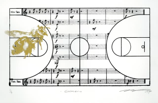 MORELOS LEÓN CELIS. Colmena, 56 x 39 cm