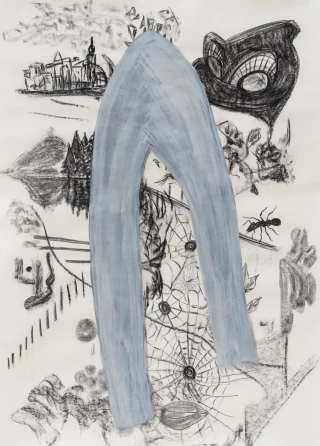 Adriana Carambia. Sin Título, 140 x 100 cm.