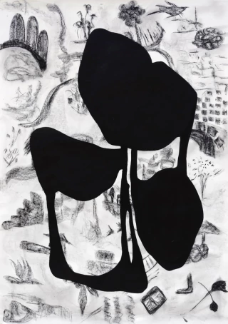 Adriana Carambia. Sin titulo, 140 x 100 cm.