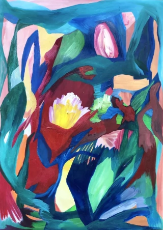 Dolores Castaño. Entre la cosa y el ojo II, 70 x 50 cm