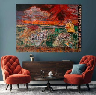 Amador Rojas. Sin titulo, 110 x 135 cm