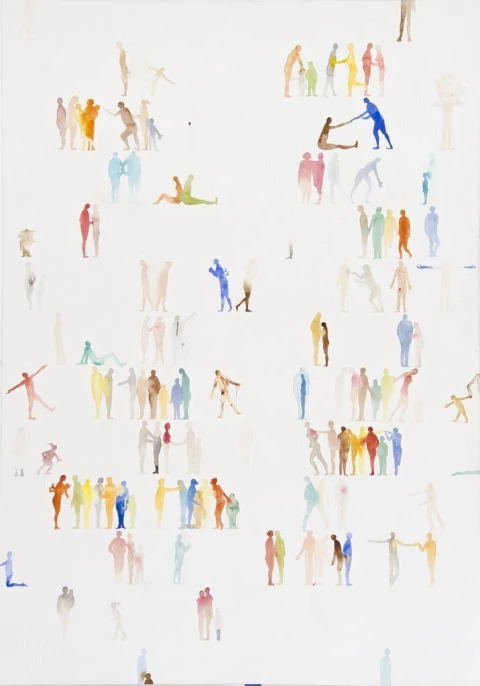 Maria Marta Fasoli. Sin Título, 110 x 80cm.
