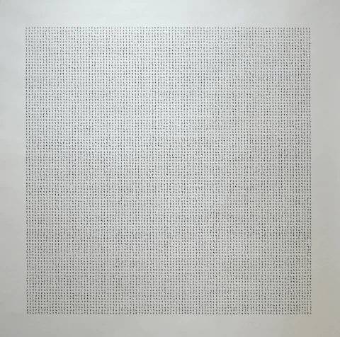 Barbara Kaplan. Fi, 110 x 110 cm