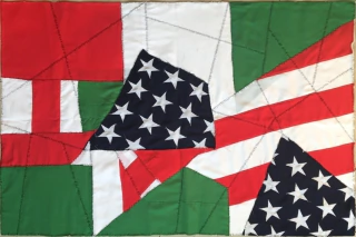 Yaya Firpo. Bandera II, 100 x 150 cm