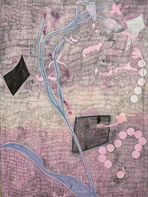 Catalina White. Entrar por los portales, 118 x 88 cm