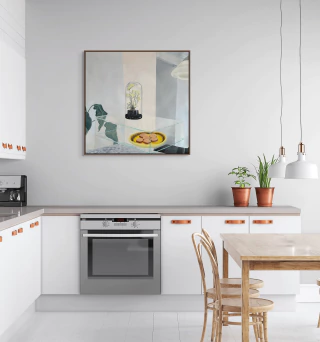 Valeria Pérez Fuchs. Bajo el cristal, 90 x 90 cm - comprar online