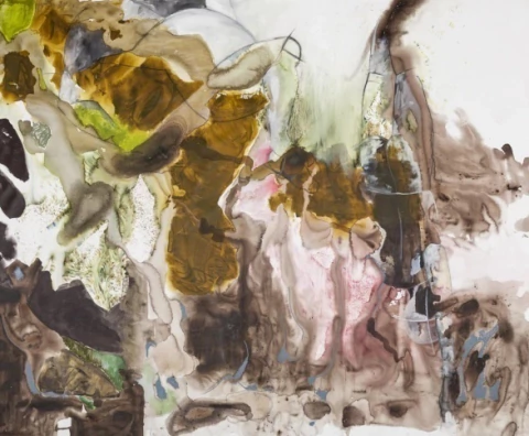 Natalia Astrid Guigui. Desde la superficie, I de la Serie Un cuarto explotado, 210 x 250 cm - comprar online