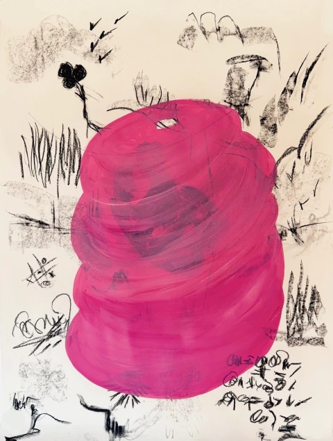 Adriana Carambia. Serie Escritos, 80 x 60 cm