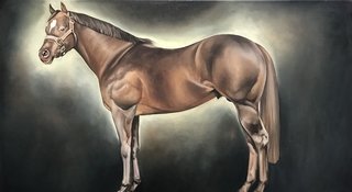 Cynthia Cohen. Caballo, 49,5 x 88,5 cm