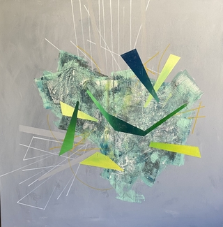 Lori Raffo Magnasco. Sin titulo, 90 x 90 cm