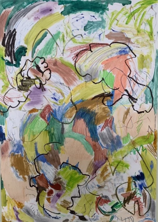 Sofia Gallo. Sin titulo, 108 x 78 cm