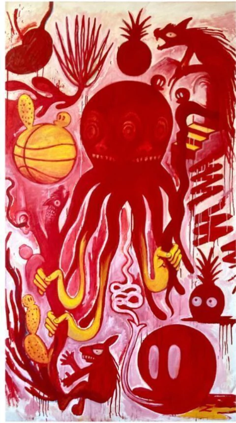 JAIME RUIZ. KRAKEN MESTIZO (Serie). 180 x 110 CM