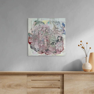 Dolores Castaño. Memoria, 70 x 70 cm