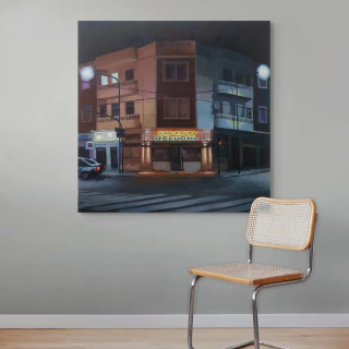 Juan Galvez. Juan B Justo y Trelles, 100 x 100 cm - buy online