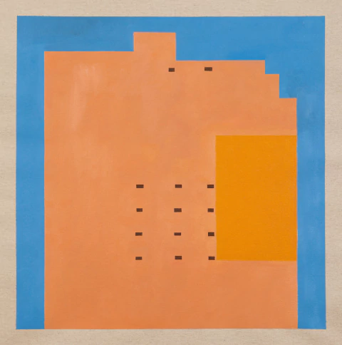 Julián Medina. Medianera (Av. San Juan y Matheu), 69 x 70 cm
