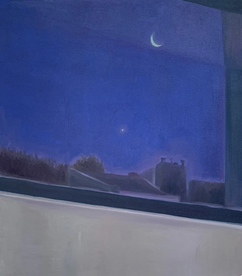 Catalina White. Luna y Júpiter, 38 x 35 cm