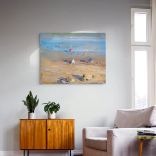 Daniel Kaplan. Playita, 76 x 90 cm - comprar online