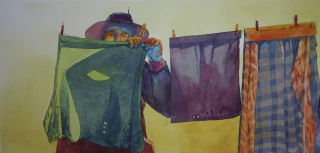 Paolo Soto. Lavandera, 20 x 41 cm