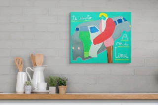 Lino Divas. Limu, 60 x 70 cm