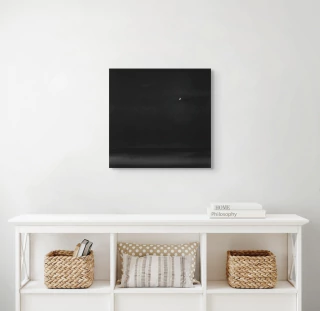 Lola García Berro. La luna y el mar, 60 x 60 cm - comprar online