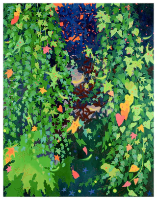 Catalina White, Los ojos, la piel, la lengua (...) , 117 x 90CM