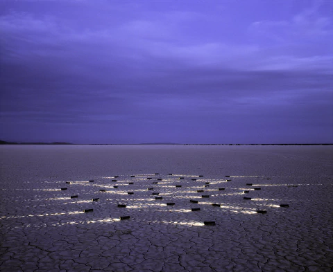 ALFREDO DE STEFANO. LUCIÉRNAGAS, 128 x 160 CM.