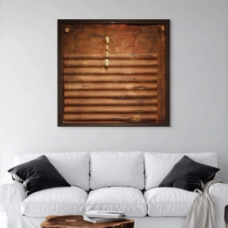 Marcelo Coca. De la Serie Huellas S/T 1, 100 X 100 cm. - comprar online