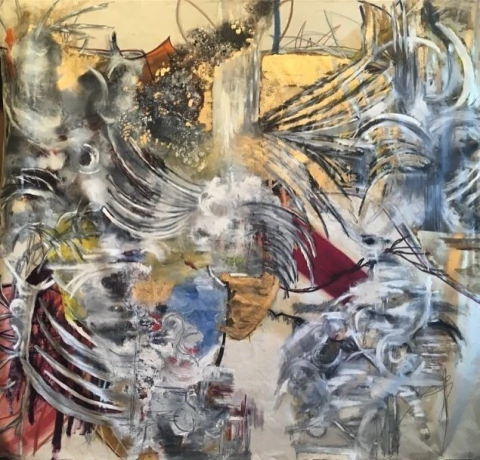 Sofia Mastai. Te niego cada 20 minutos, 194 x 176cm.