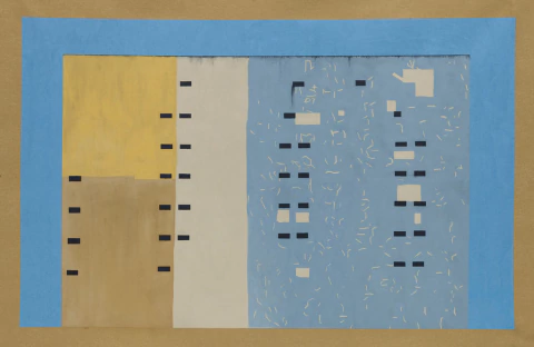 Julián Medina. Medianera (Av. Avellaneda y Joaquín V. González), 90 x 138 cm
