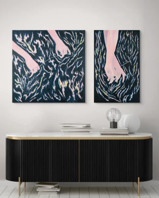 Ayelen Mohaded. Herida, 90 x 60 cm - buy online