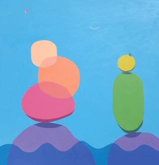 Federico Carbia. Movediza, 130 x 130 cm