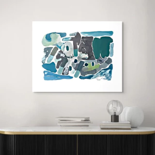 Leandro Bejar. Nube, 80 x 100 cm