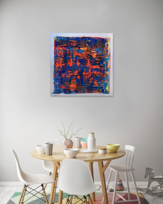 Fernando Poggio. Sin titulo, 100 x 100 cm