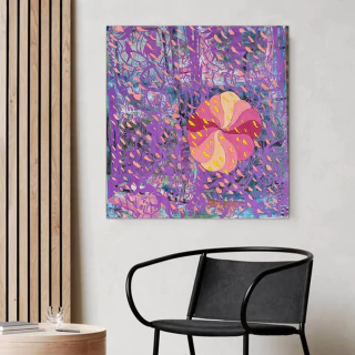 Luisa Freixas. Sin titulo, 100 x 100 cm