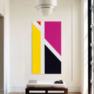 Andrea Fried. Sinopsis III, 179 x 100 cm