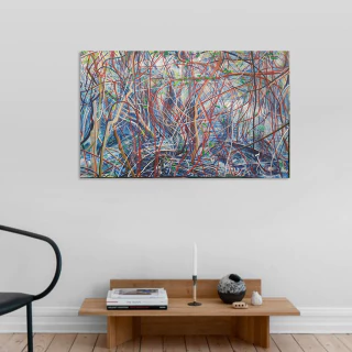 Adrian Paiva. Sin título, 100 x 160 cm