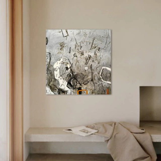 Santiago García. LA NUVE, 76,5 x 73,5 cm