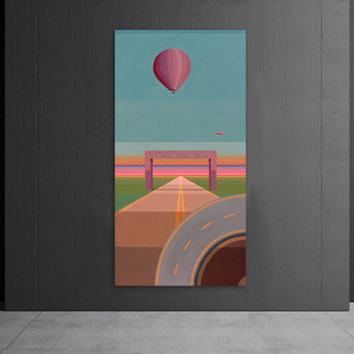 Federico Carbia. Camino II, 230 x 120 cm