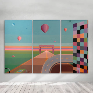Federico Carbia. Camino III, 230 x 120 cm