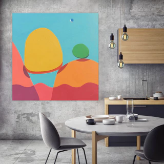 Federico Carbia. Movediza III, 150 x 150 cm