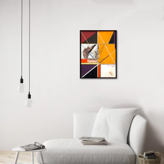 ANÍBAL CATALÁN. TSL/VECTORIAL DEBRIS (SUTJESKA II). 41 x 31 CM