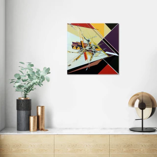 ANÍBAL CATALÁN. ALTITUD SICKNESS I. 60 X 60 CM.